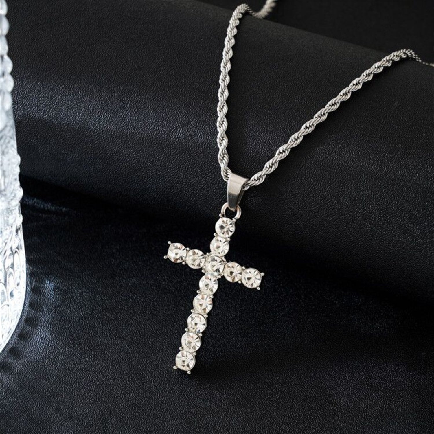 Diamond Pendant Necklace Men's Hip-hop Cold Wind