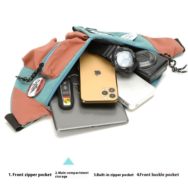 Men's Casual Crossbody Sports Canvas Waist Bag