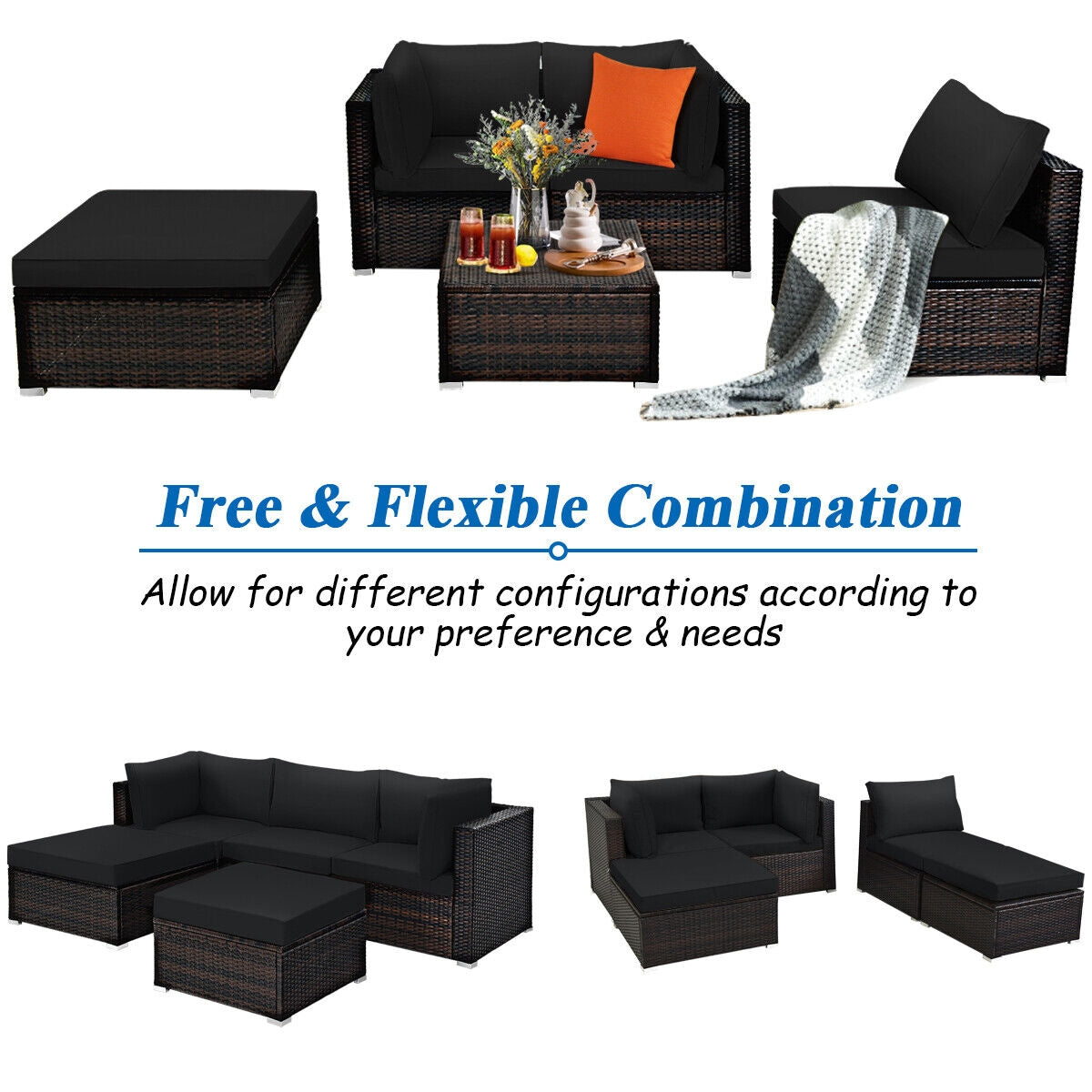 5 Pieces Patio