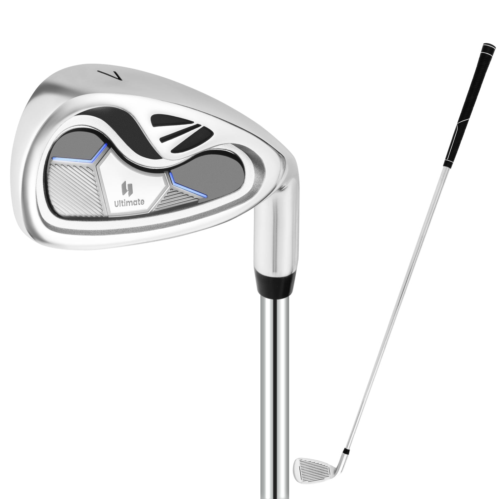#7 Iron Single Golf Club for Men with Steel Shaft and Headcover