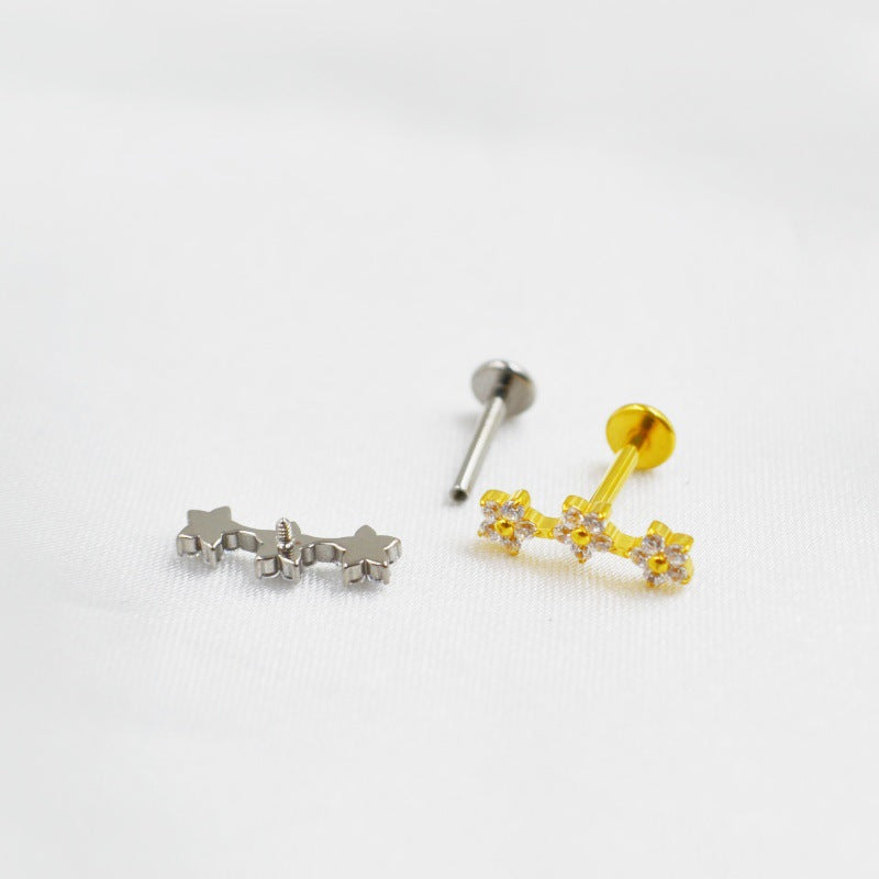 Titanium Alloy F136 Piercing Jewelry Ear Bone Stud