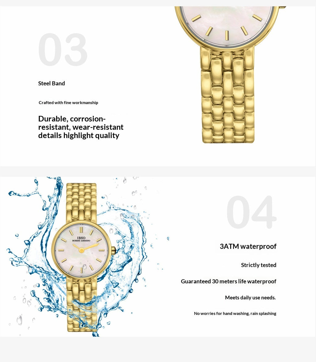 Women's Mini Dial Quartz Casual Watch