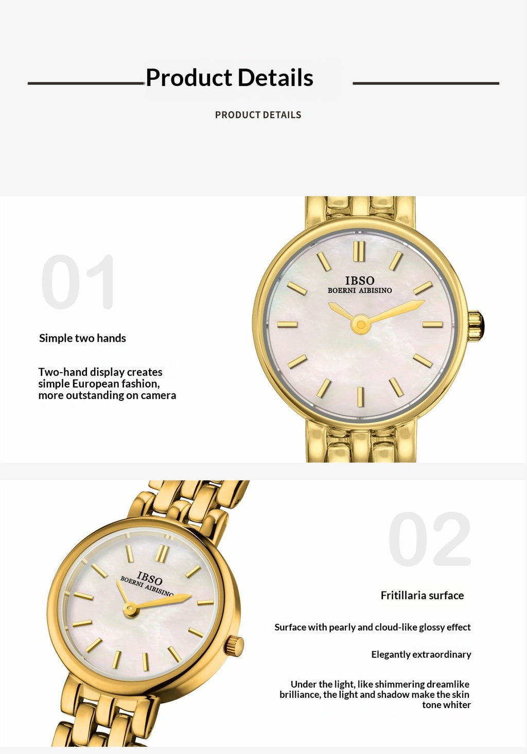 Women's Mini Dial Quartz Casual Watch