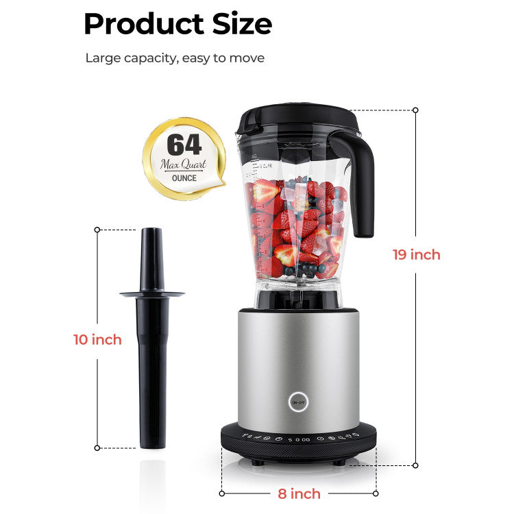1500W Smoothie Maker Blender with 10 Speeds
