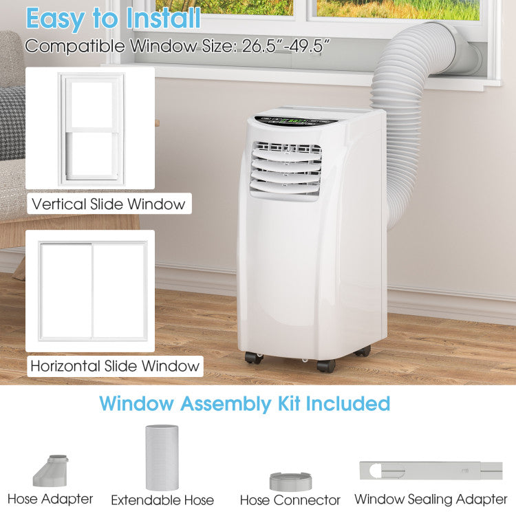 8K BTU AC with Dehumidifier & Sleep