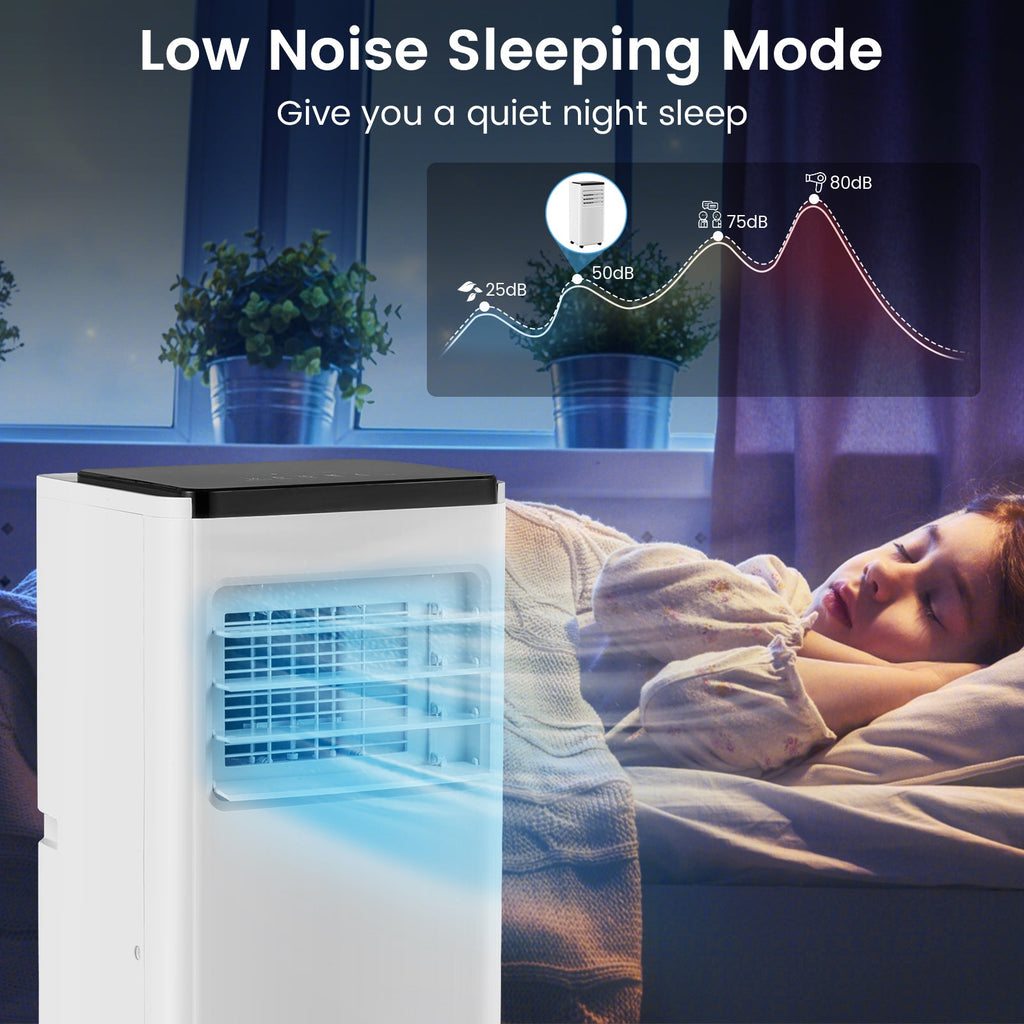 10000 BTU Portable Air Conditioner with Remote Control Cools up to 350 Sq.Ft