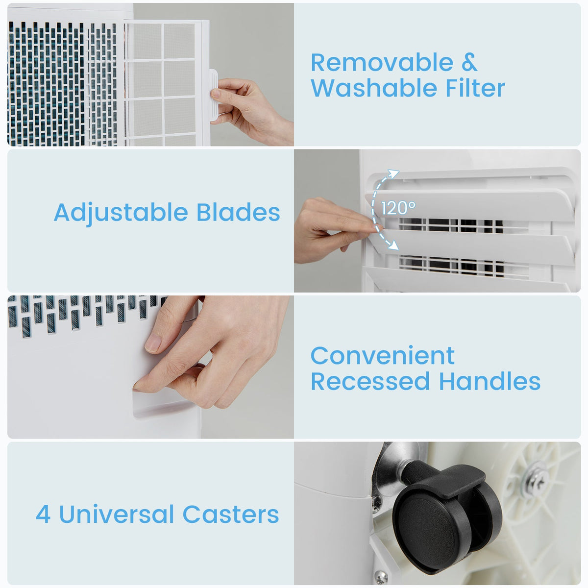 10000 BTU Portable Air Conditioner with Remote Control Cools up to 350 Sq.Ft