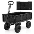 880 lbs Utility Wagon Flatbed with Removable Oxford Cloth Liner
