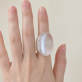 Zhang Oval Transparent Resin Ring