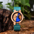 New Resin And Wood Vintage Watch