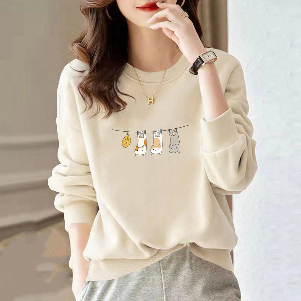 Womens FallWinter Designer Crewneck Sweatshirt For A Stylish Warm Look