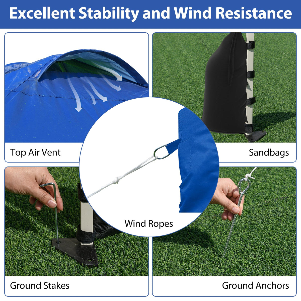 10 X 10 FT Pop up Canopy Tent with 1 Sidewall and Wheeled Bag