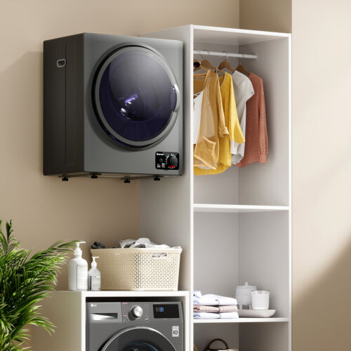 1.5 Cu .ft Clothes Dryer with with Stainless Steel Wall Mount