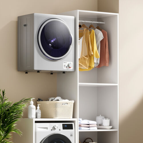 1.5 Cu .ft Clothes Dryer with with Stainless Steel Wall Mount