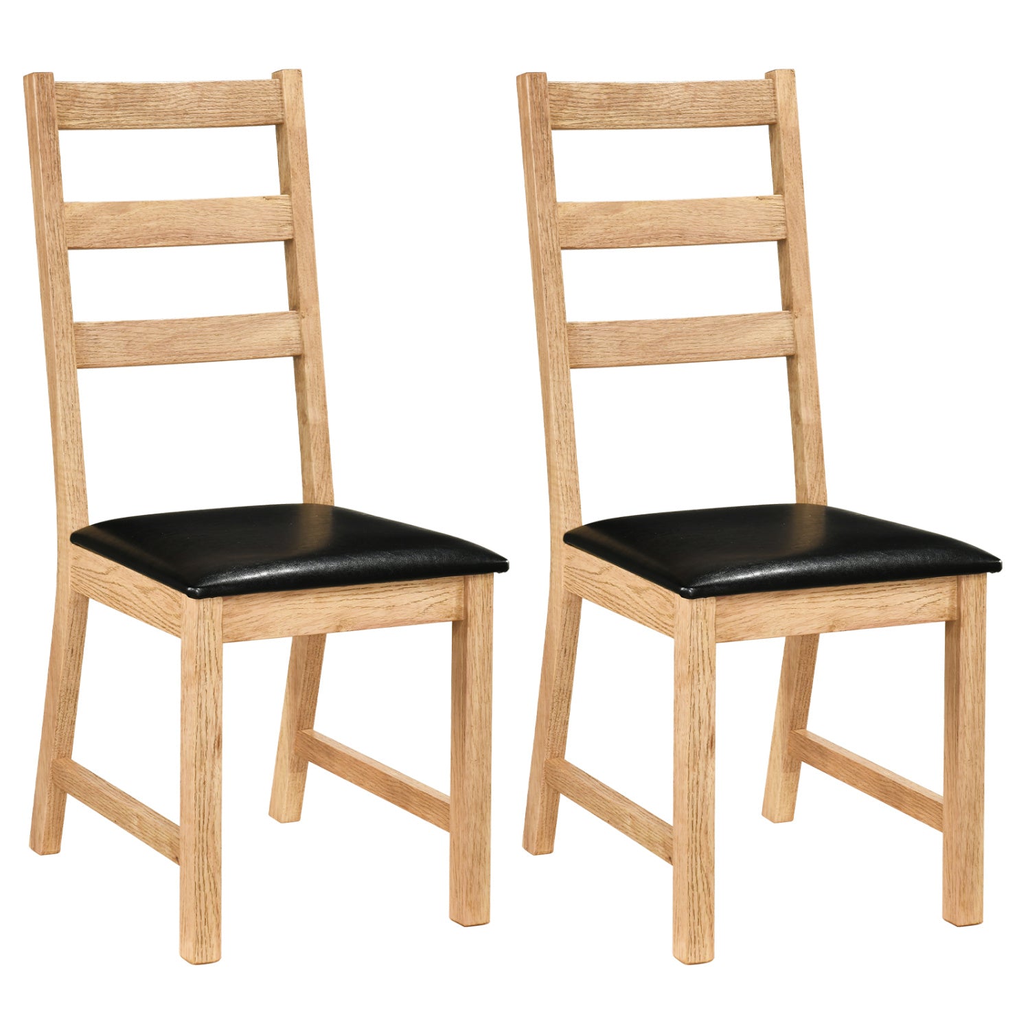 Dining Chairs Set of 2 Farmhouse Dining Room Chairs with Hollowed Backrest