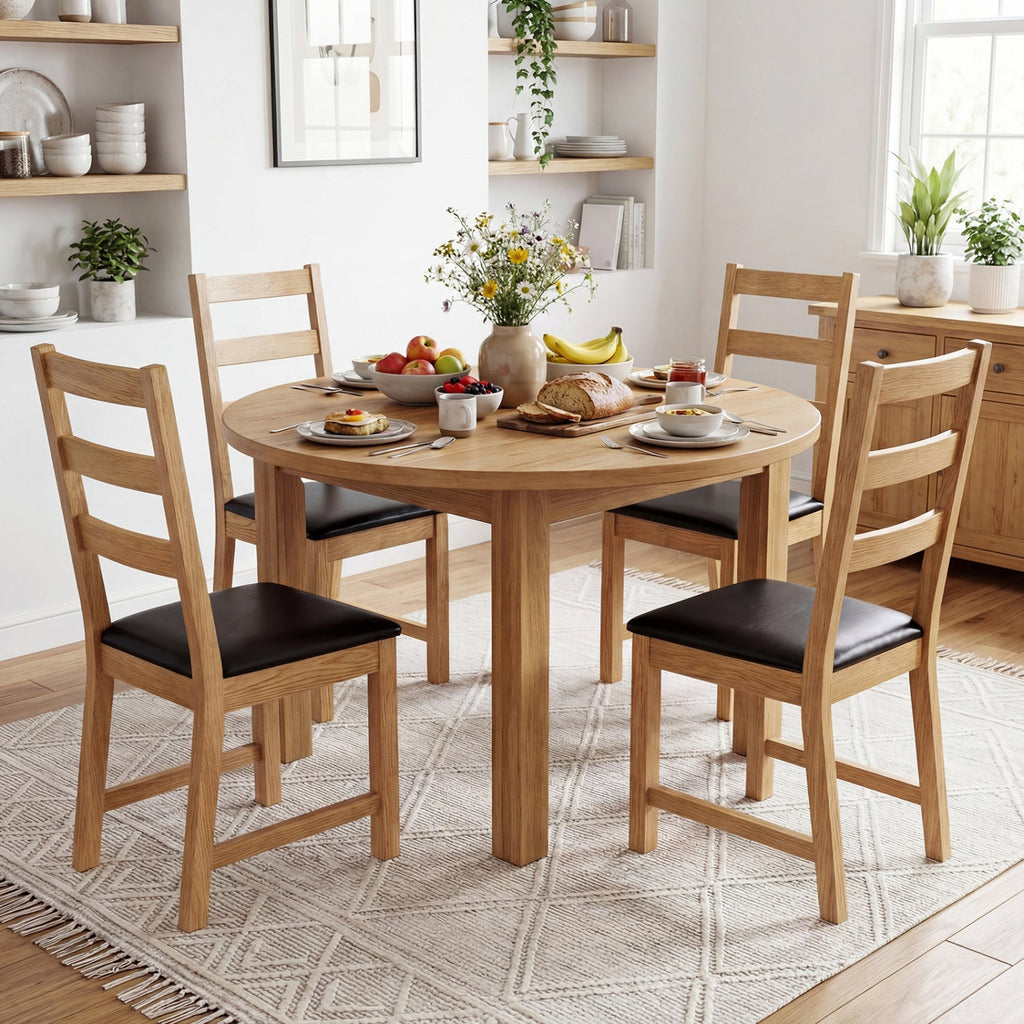 Dining Chairs Set of 2 Farmhouse Dining Room Chairs with Hollowed Backrest