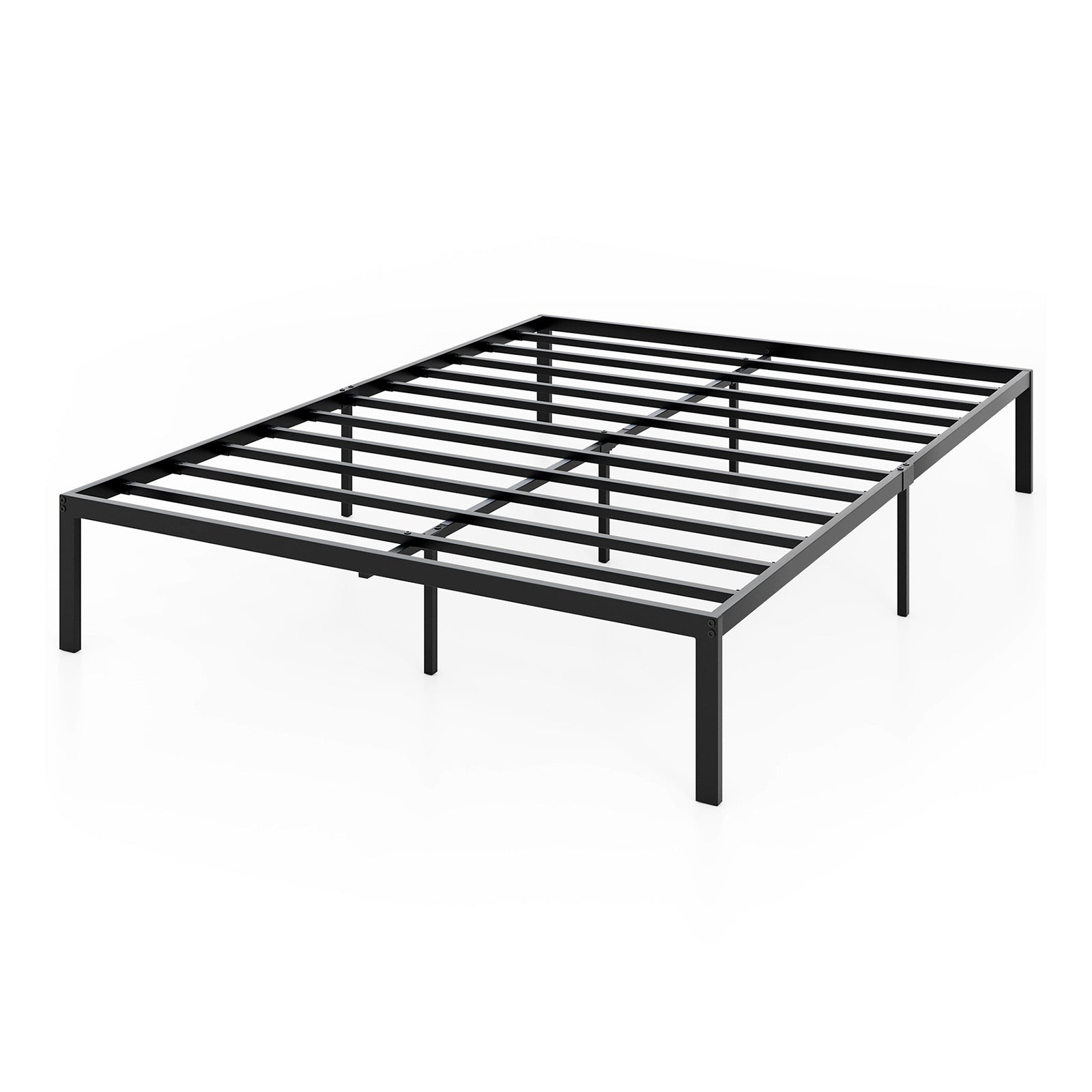 Full/Queen/King Size Metal Bed Frame Heavy Duty Support Slats Mattress Foundation