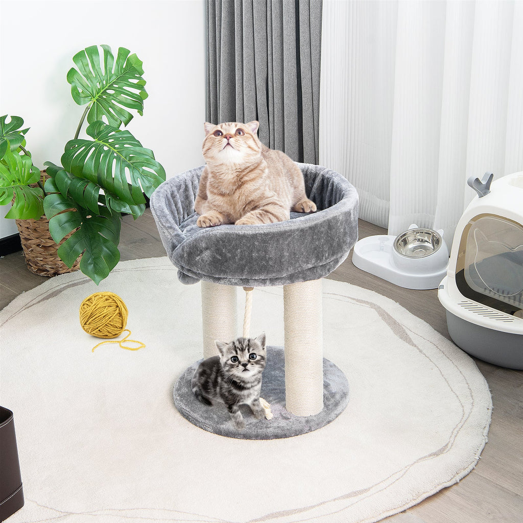 Cat Climbing Tree with Plush Perchs and Scratching Post