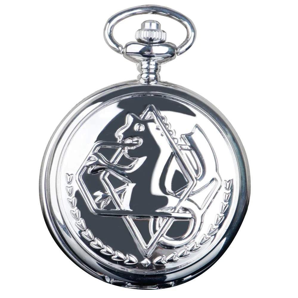 Fullmetal Alchemist High Grade Gifts Sets Pocket Watch Cosplay Japan Anime Necklace Clock Accessories With Box CF1217