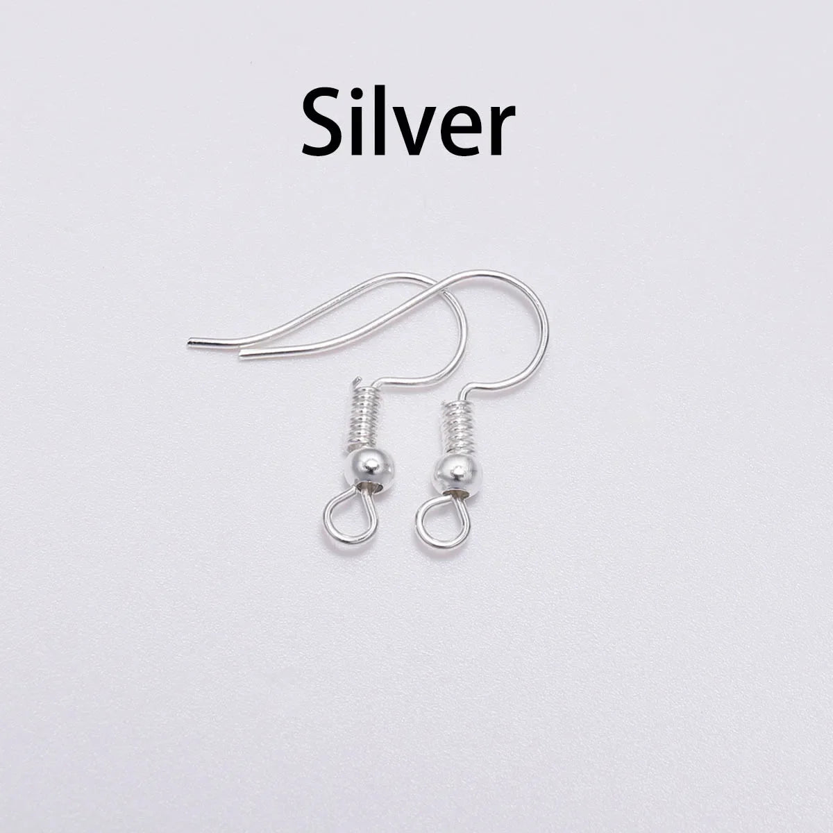 100pcs 17x20mm Earring Findings Earrings Clasps Hooks Fittings DIY Jewelry Crafts Making Alloy Hook Drop Earrings Accessories