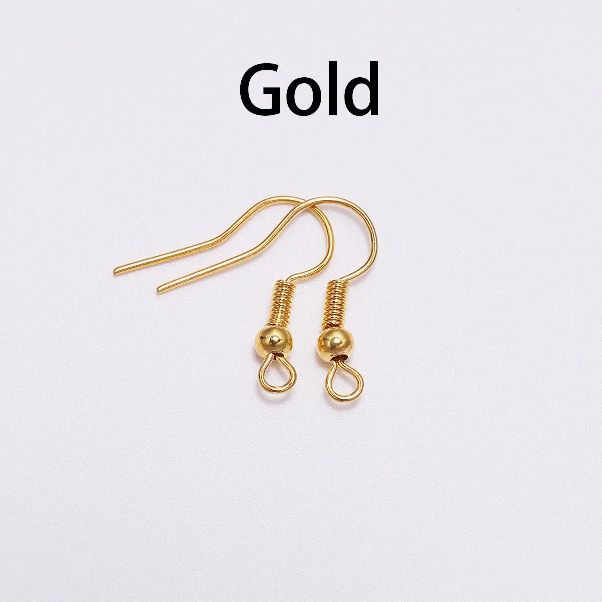 100pcs 17x20mm Earring Findings Earrings Clasps Hooks Fittings DIY Jewelry Crafts Making Alloy Hook Drop Earrings Accessories