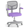 Kids Desk Chair Children Study Chair with Adjustable Height Armrest and Footrest