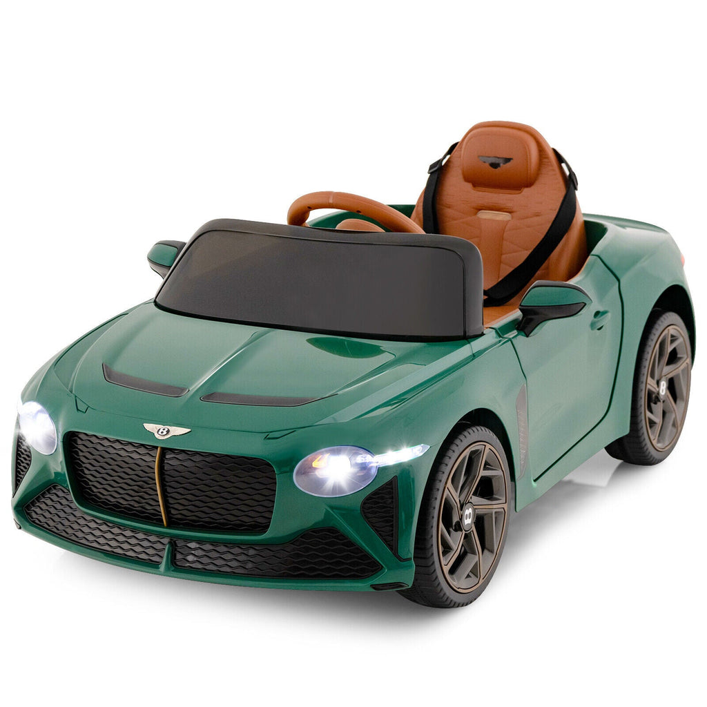 12V Powered Car Kids Ride-on Racer Car Licensed Bentley Bacalar