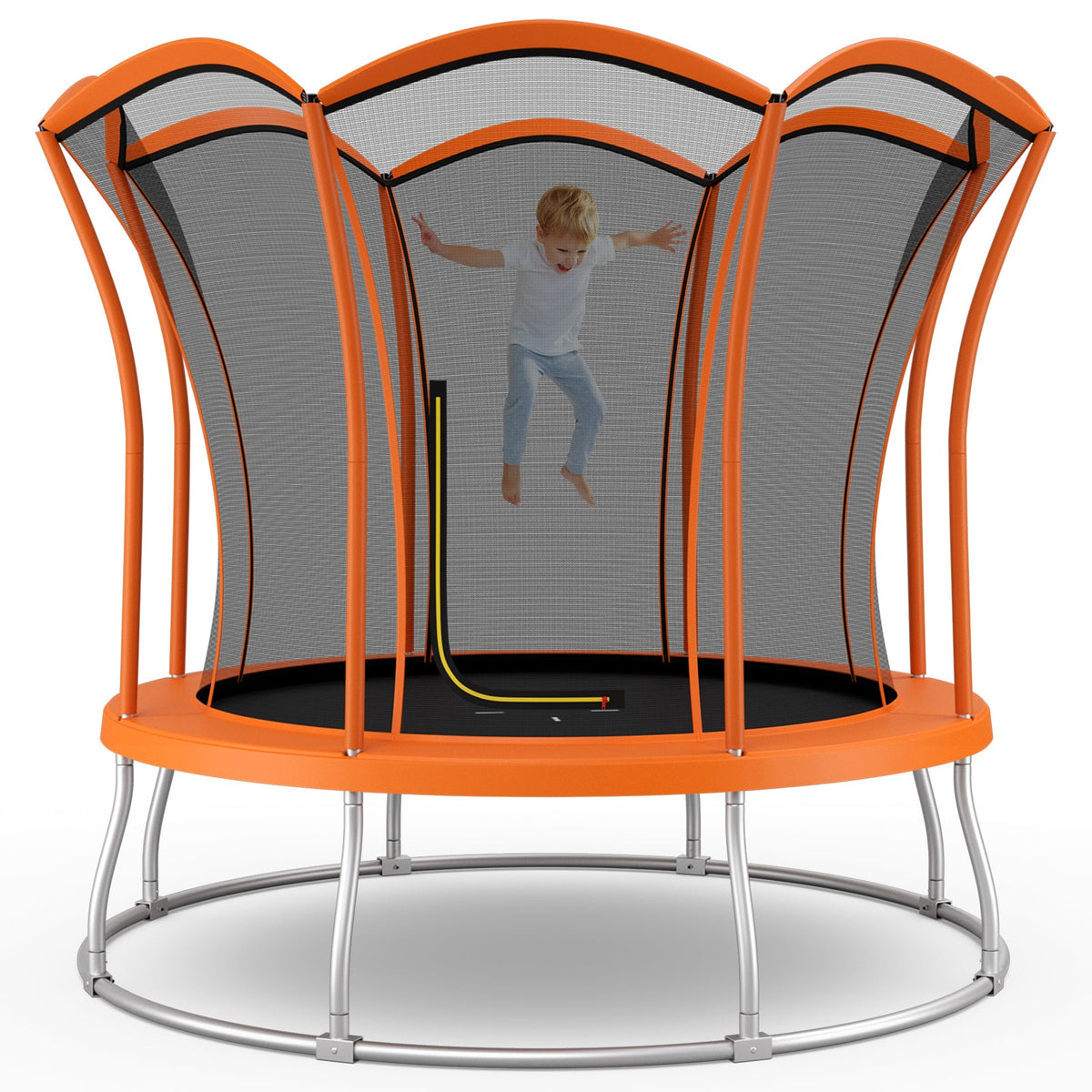 10 Feet Unique Flower Shape Trampoline with Galvanized Steel Frame
