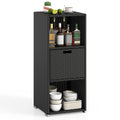 Outdoor Storage Cabinet Patio Wicker Organizer with Drawer