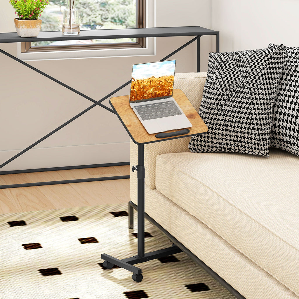 Overbed Rolling Food Tray Table