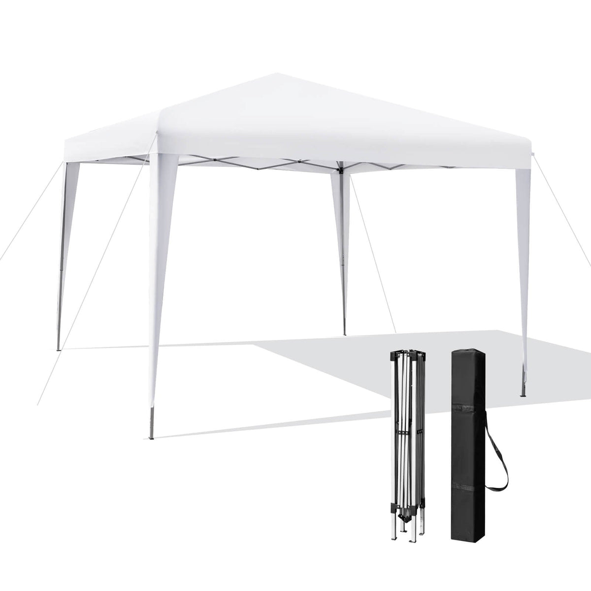 10 x 10 Feet Outdoor Pop-up Patio Canopy for Beach and Camp