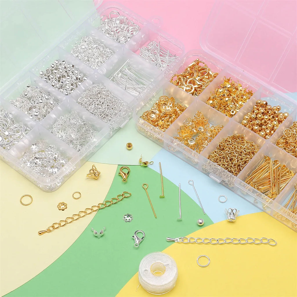 1 Set Jewelry Making Starter Kit – DIY Earrings, Necklaces & Findings for Beginners and Adults