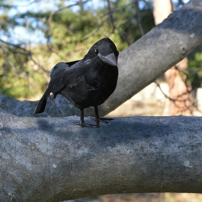 1-3pcs Realistic Artificial Crows Party Ornament Halloween Decorations 2023 Halloween Party Props Horror Crow Decoration