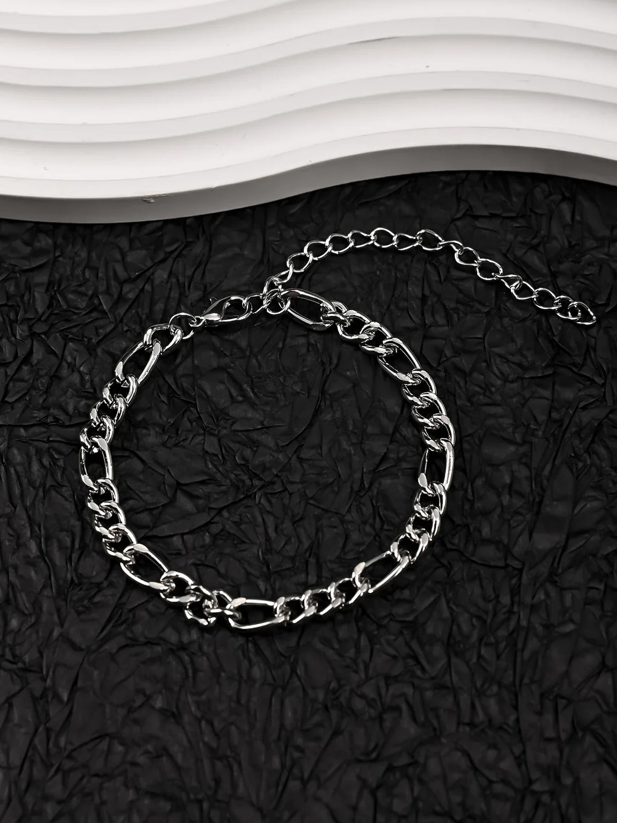 10pcs Stainless Steel Cuban Chain Bracelet for Men Women Figaro Vintage Metal Viking Kpop Pulseras Emo Cute Luxury Jewelry Gift