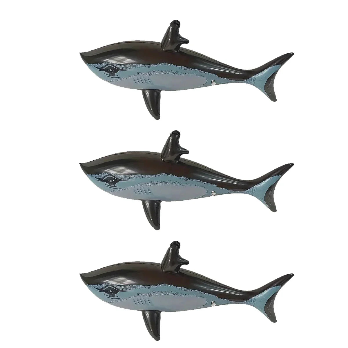 1-3pcs Inflatable Shark Toy Beach Pool Party Swimming Game Toy Water Sports Inflatable Toys Gift
