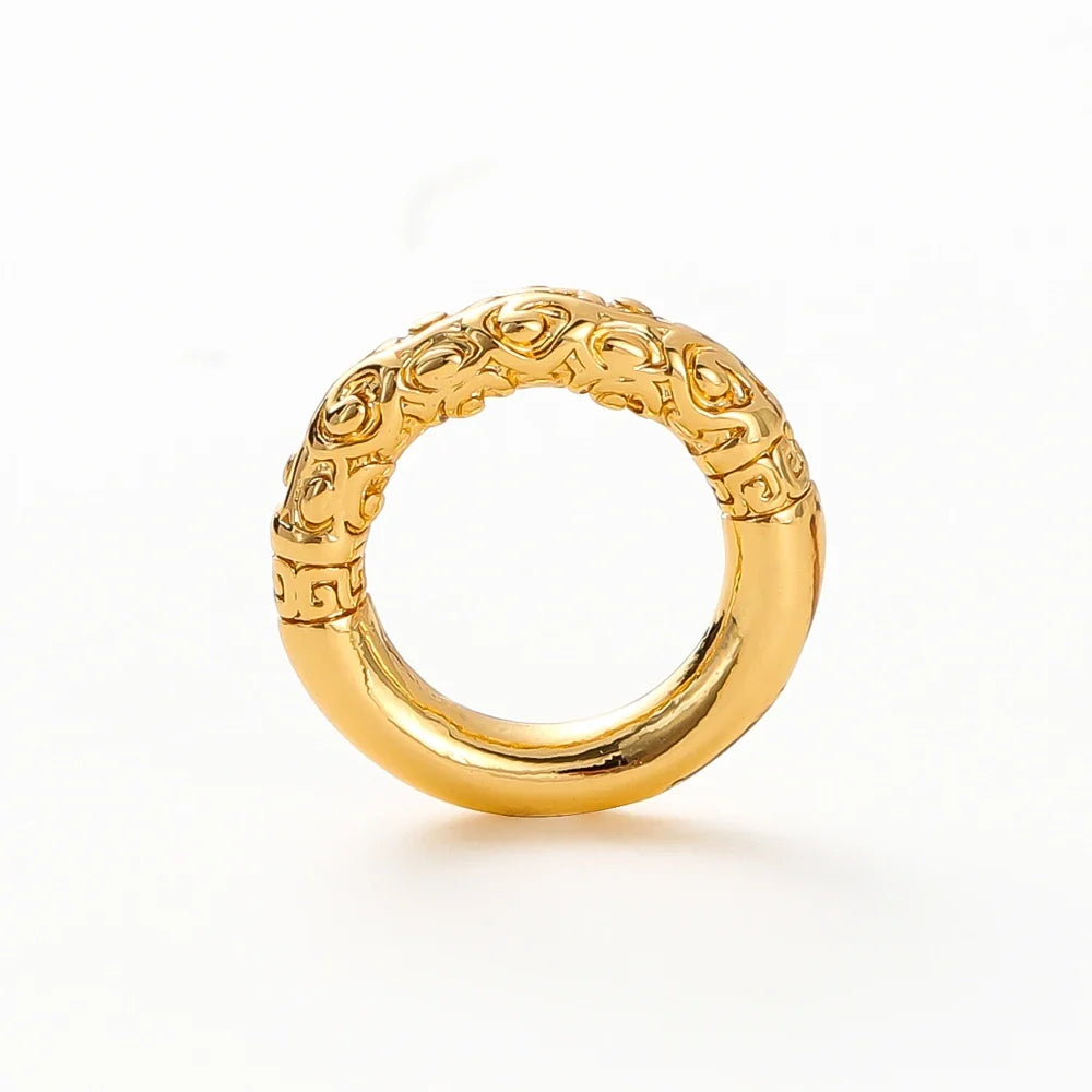 10pcs/lot 18K Gold Plated Large Round Metal D Ring Buckles Clasp Web For Leather Belt Bags Garment DIY Crafts Jewelry Making