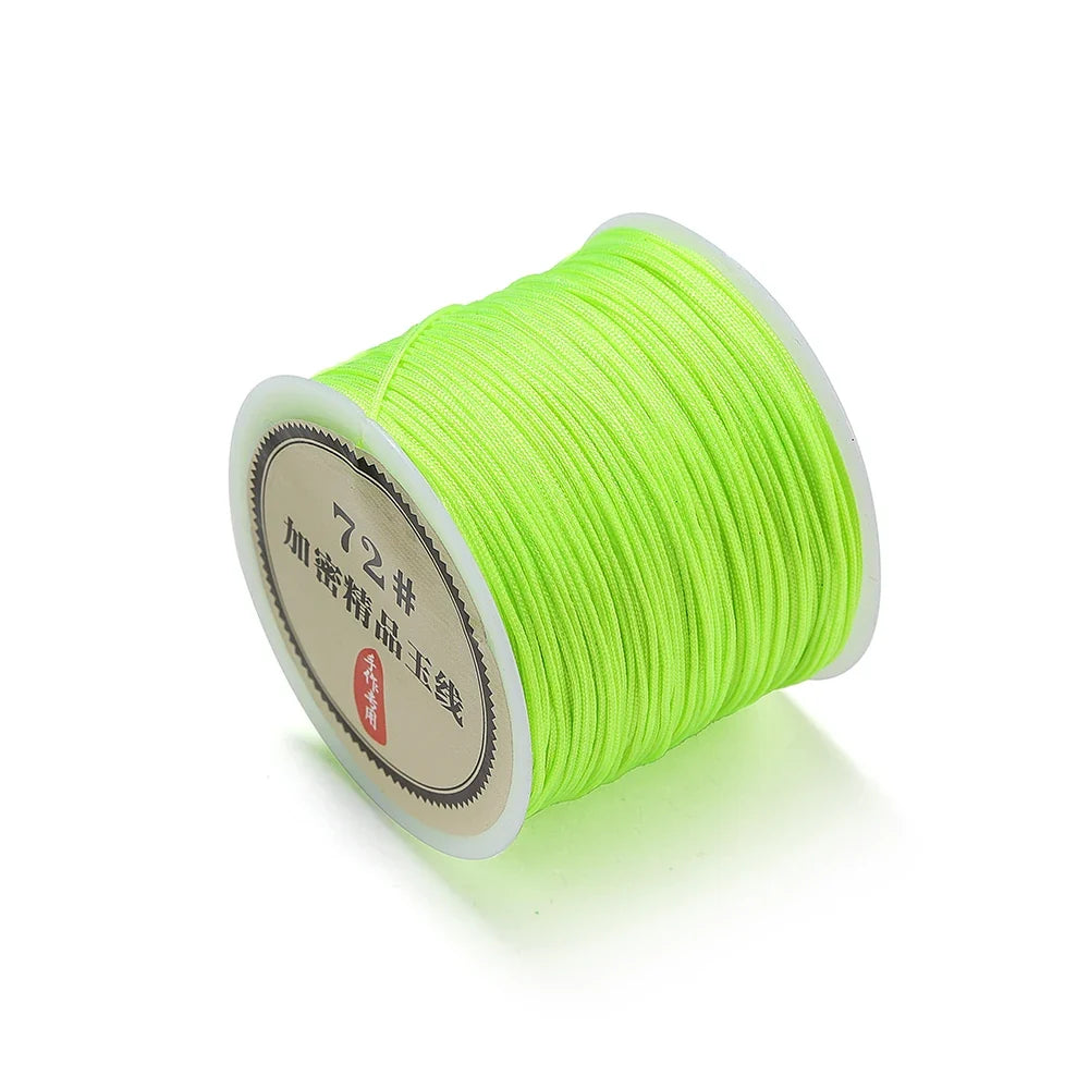 10/50M 0.8mm Nylon Thread Cord – DIY Chinese Knot, Bracelet, Tassel & Shamballa Braided String for Jewelry Making