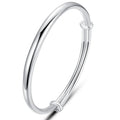 925 Sterling Silver Polishing Charm Bracelets Bangles For Women Elegant Jewelry Accessories Wholesale Jewellery Argent 925