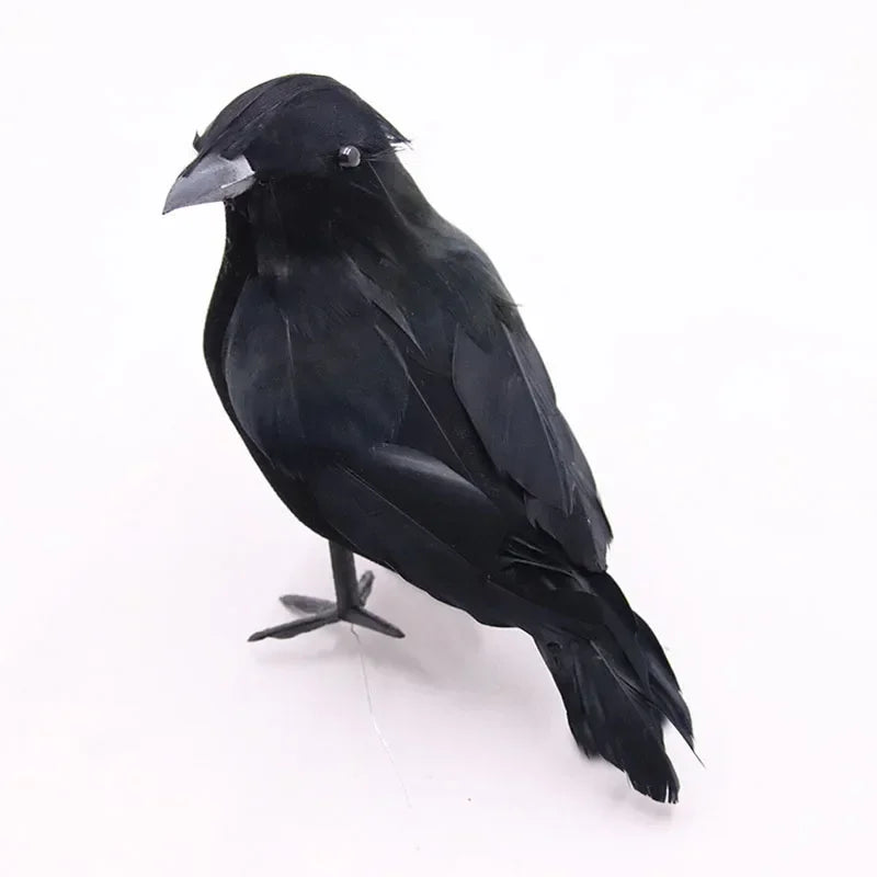 1-3pcs Realistic Artificial Crows Party Ornament Halloween Decorations 2023 Halloween Party Props Horror Crow Decoration