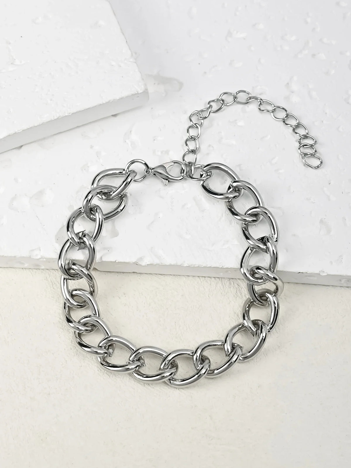 10pcs Stainless Steel Cuban Chain Bracelet for Men Women Figaro Vintage Metal Viking Kpop Pulseras Emo Cute Luxury Jewelry Gift