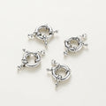 1-4pcs 14K 18K Real Gold Plated Sailor Clasps Bracelet Charm End Connector Spring Clasp For DIY Jewelry Making Necklace Findings