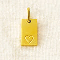 10PCS Alphabet Charm Pendant for Necklaces Stainless Steel Jewelry DIY Engraved Lettering Accessories Women's Fashion Jewelry
