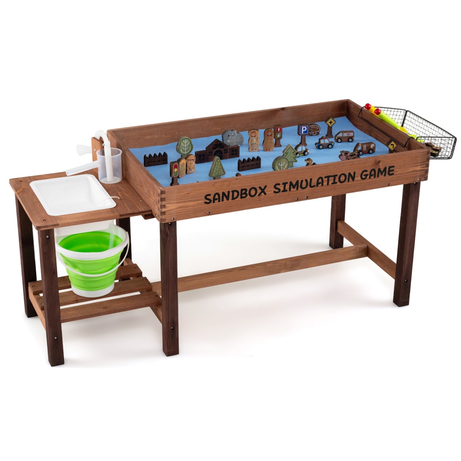 Sensory Sand & Water Table with Pump and 33 Accessories