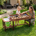 Sensory Sand & Water Table with Pump and 33 Accessories