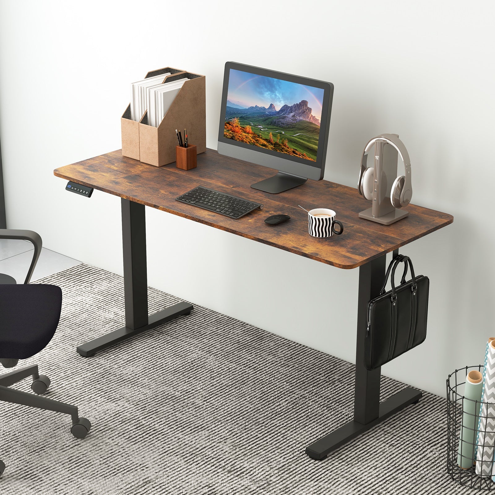 Standing Desk 55x24 Inch with Memory Height Settings