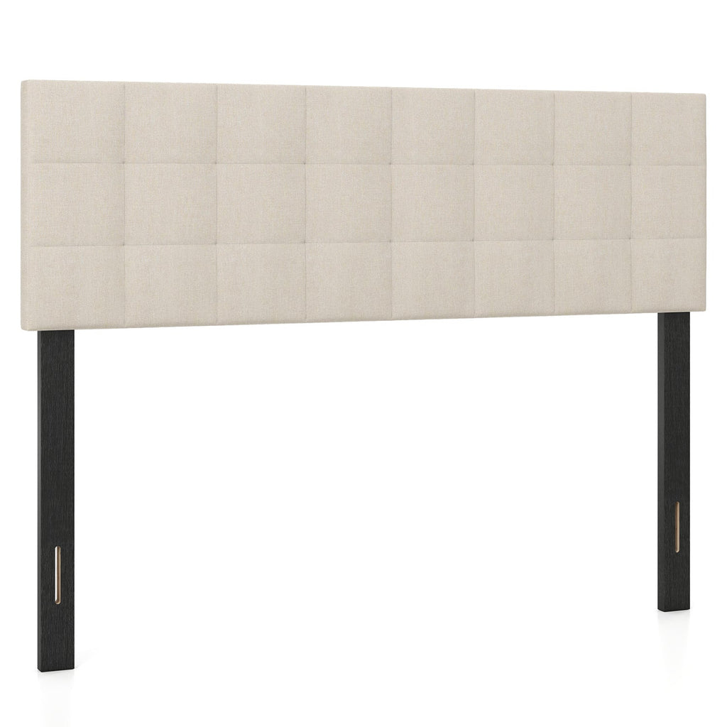 Upholstered Headboard Queen/Full Size with Adjustable Legs