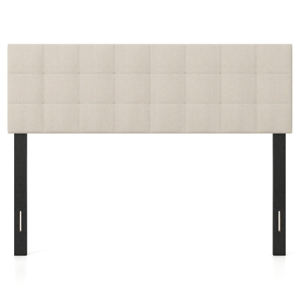 Upholstered Headboard Queen/Full Size with Adjustable Legs