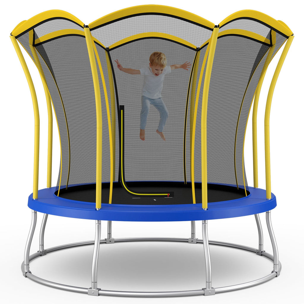 10 Feet Unique Flower Shape Trampoline with Galvanized Steel Frame