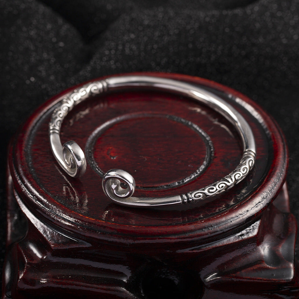 Stainless Steel Sun Wukong Tightening Band Bracelet For Men
