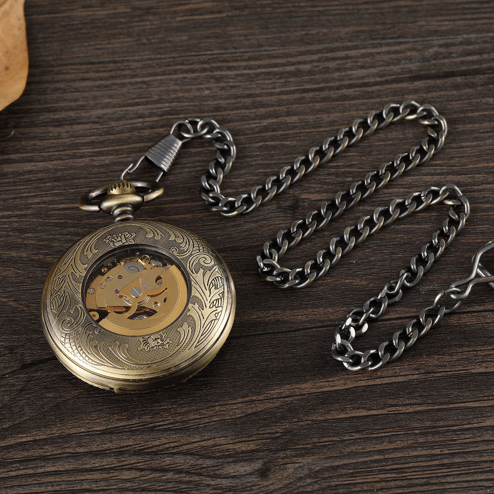 Mechanical Grande Complication Pocket Watch With Automatic Movement And A Flip-open Magnifying Glass